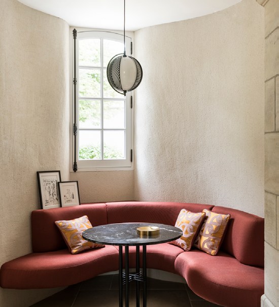 Château de Lestang, France — curated interior