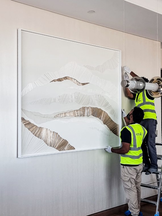 Art logistics and installation